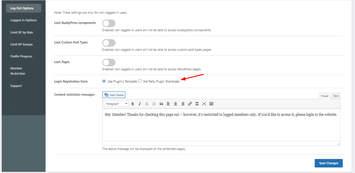 logged-out-users-setting