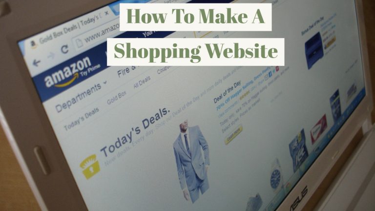 How To Make A Shopping Website