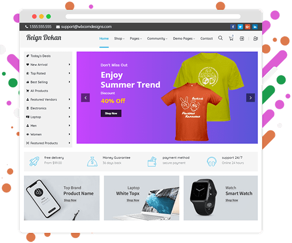 WordPress Marketplace Theme