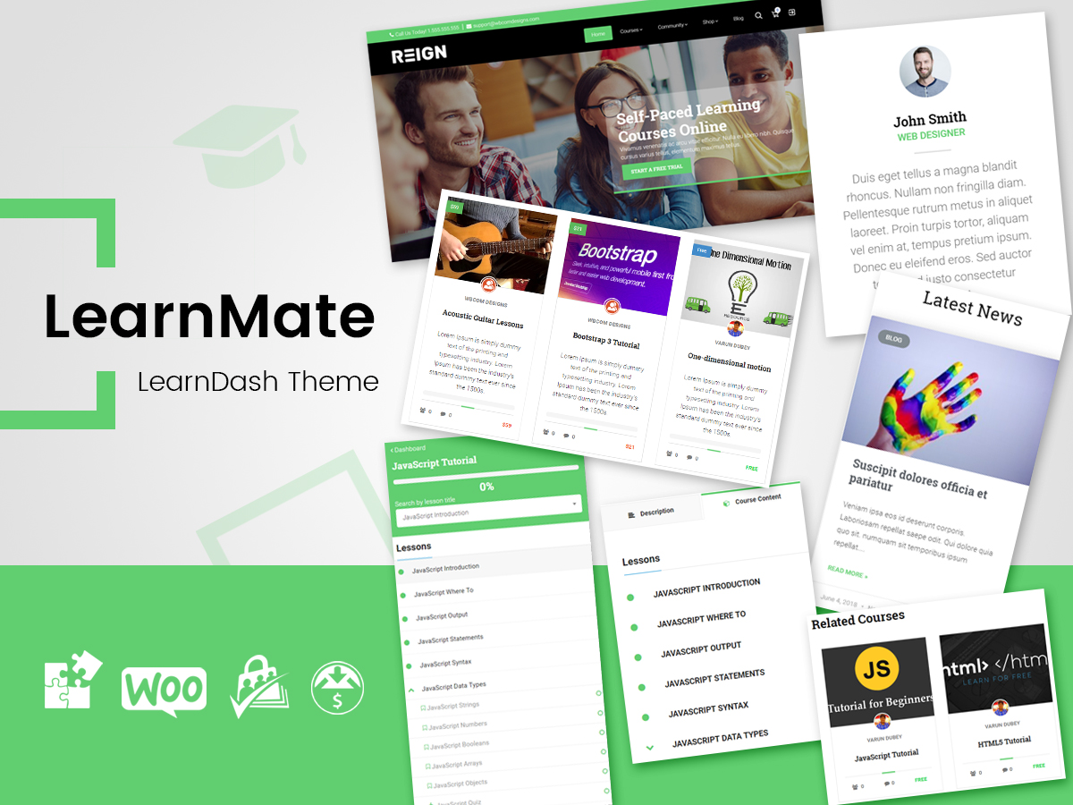 WordPress LearnDash theme