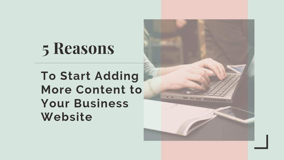 content for business website