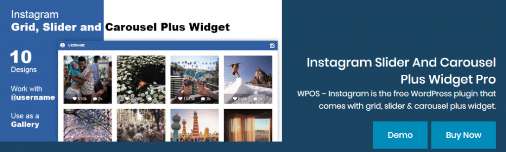 Instagram Slider and carousel Plus