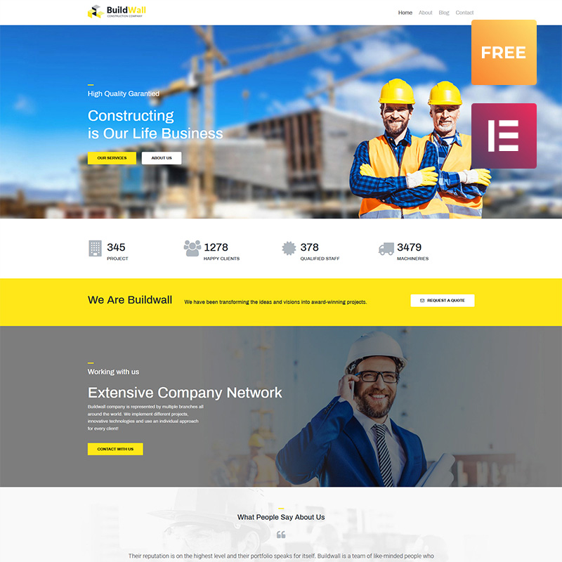 BuildWall Lite- Premium and Free WordPress Themes