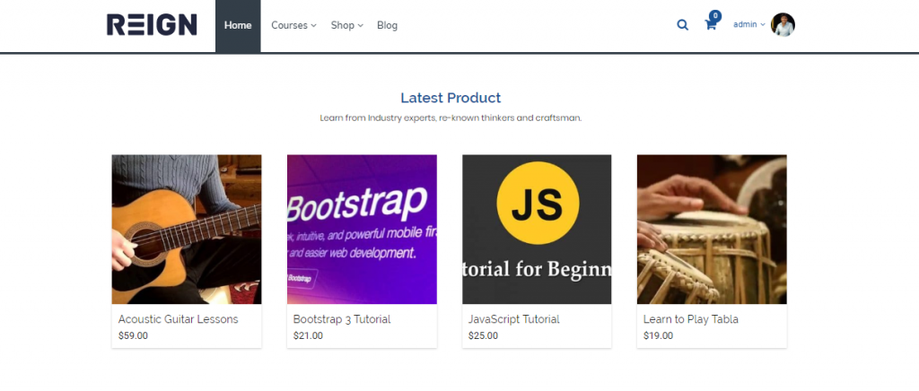 Latest courses