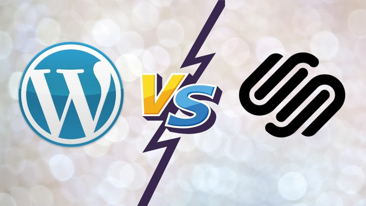 WordPress and Squarespace
