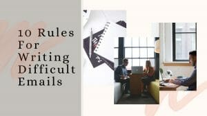 writing difficult emails