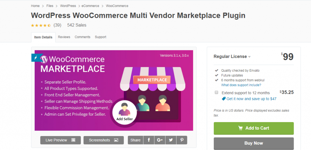 WordPress Multi-Vendor Plugins