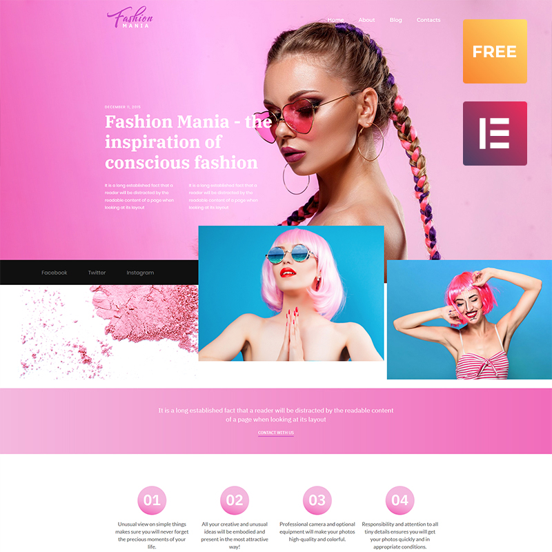 Fashion WordPress Theme