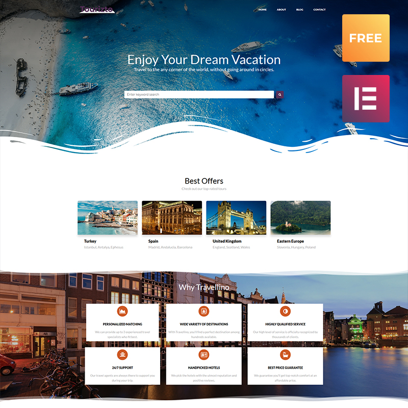 Travel WordPress Theme