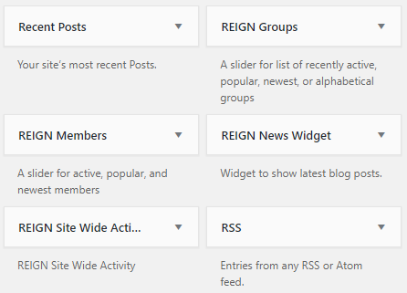 BuddyPress Extra Widgets