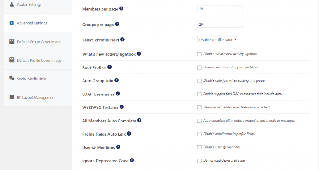 BuddyPress Hacks and Customizations