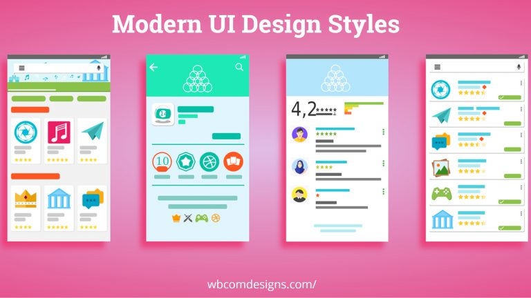 Modern UI Design Styles