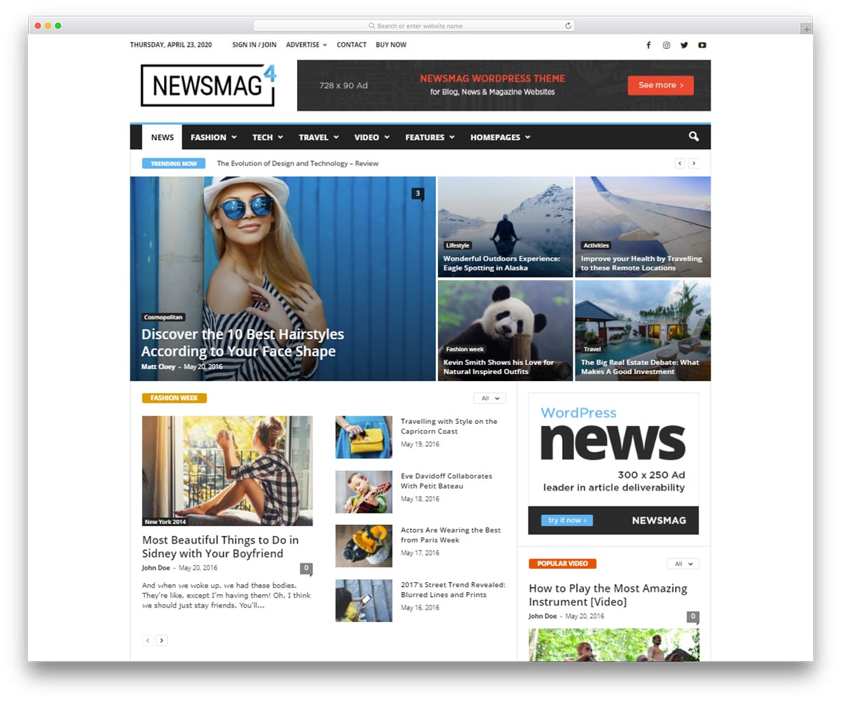 NewsMag Theme