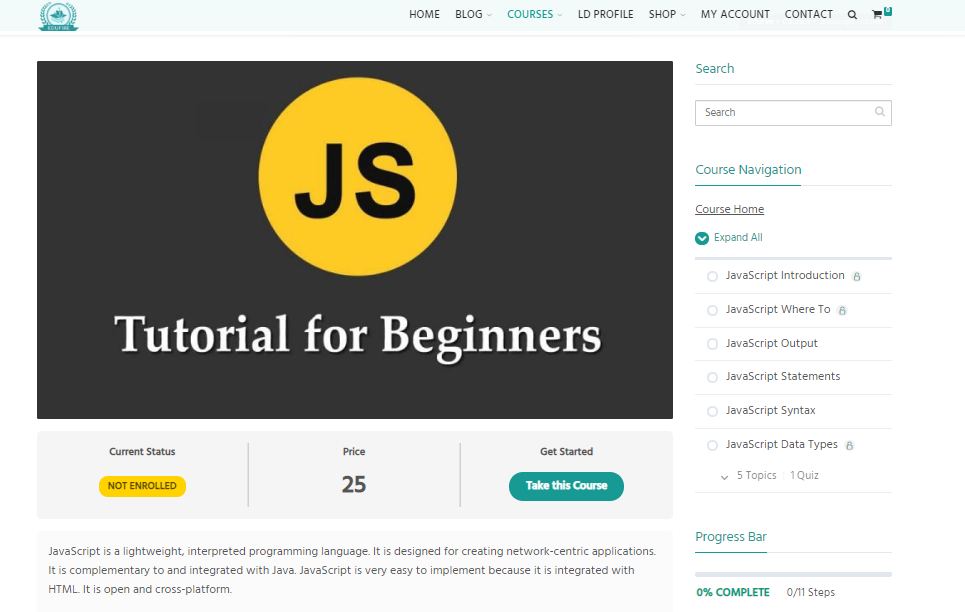 edufire LMS Theme