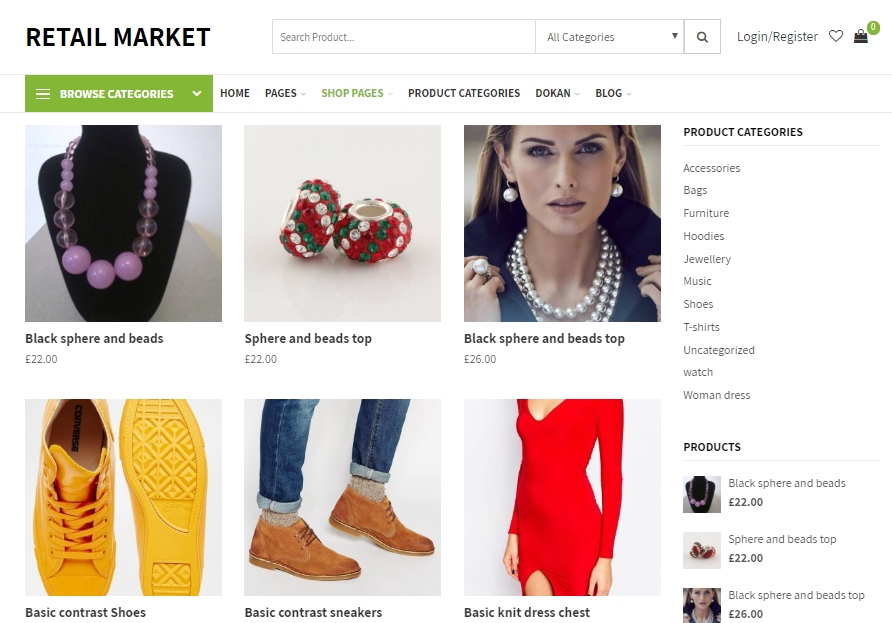 retailmarket woocommerce theme