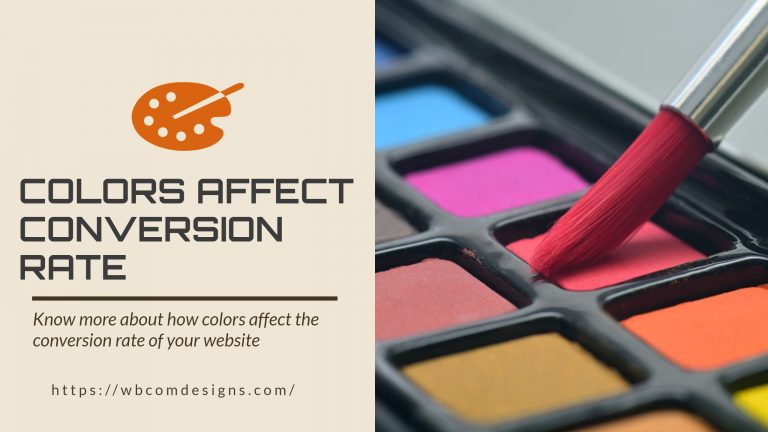 Colors Affect Conversion Rate