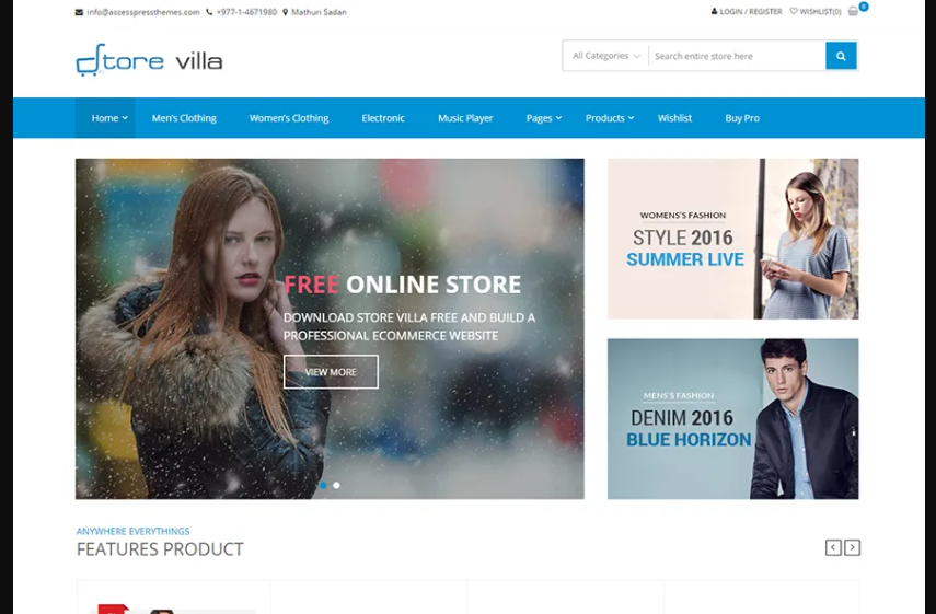 free WooCommerce theme