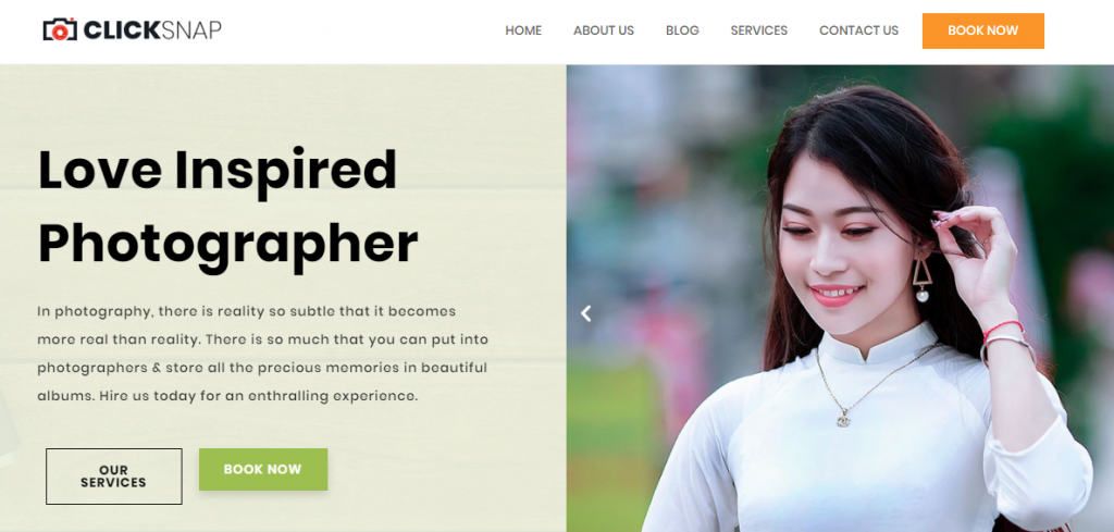 ClickSnap – Photography WordPress Theme