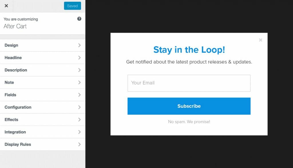 WordPress Email form