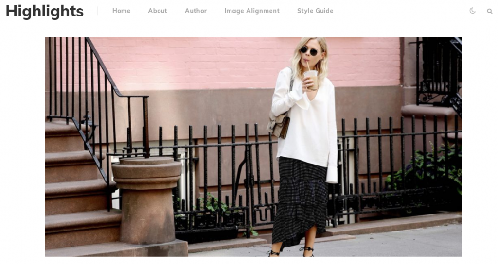 highlights magazine theme