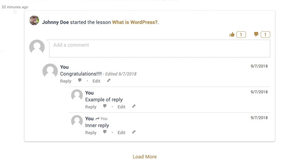 LearnDash Activity