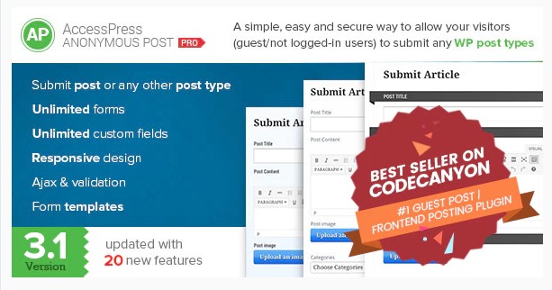 AccessPress Anonymous Post Pro