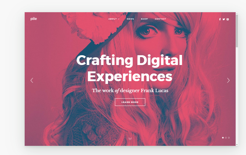 WordPress portfolio theme