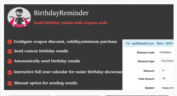 WooCommerce BirthdayReminder