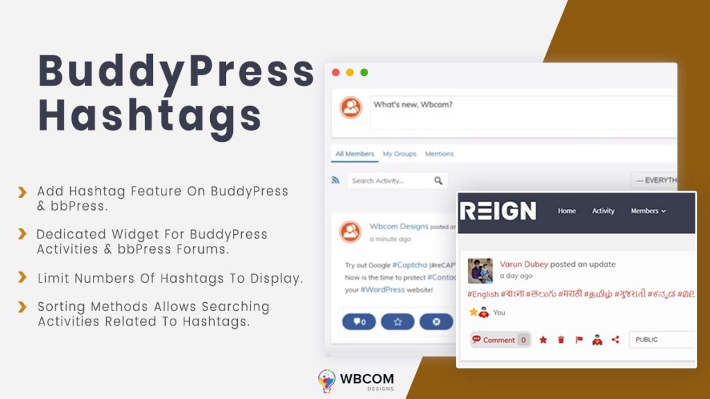 BuddyPress and bbPress hashtags