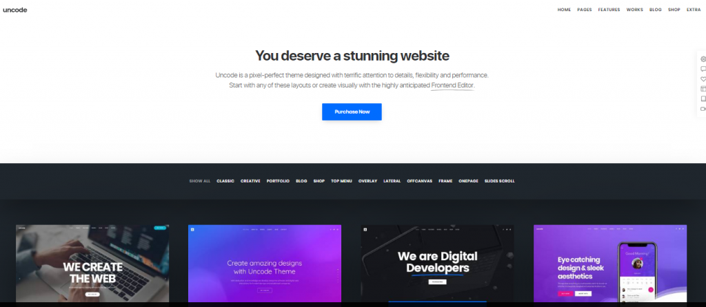 multipurpose WordPress theme