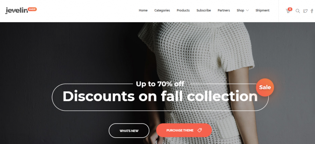 Jevelin- WordPress Fashion Themes