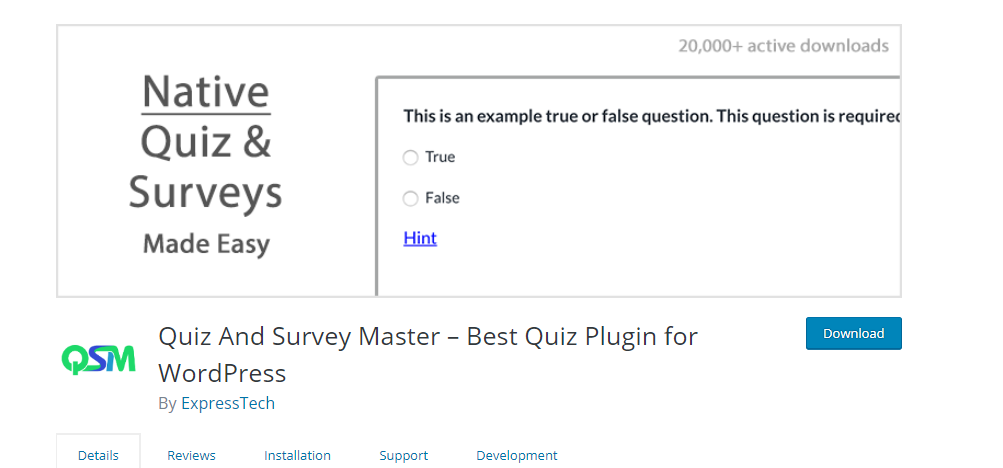 Quiz and Survey Master