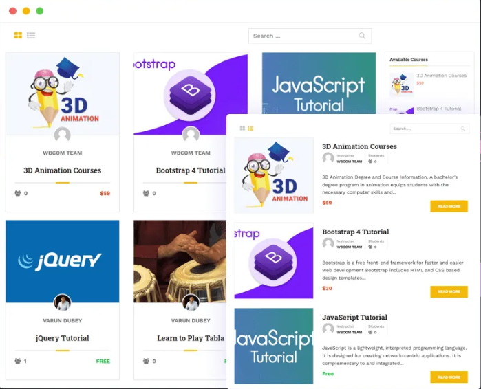 WordPress LMS Themes