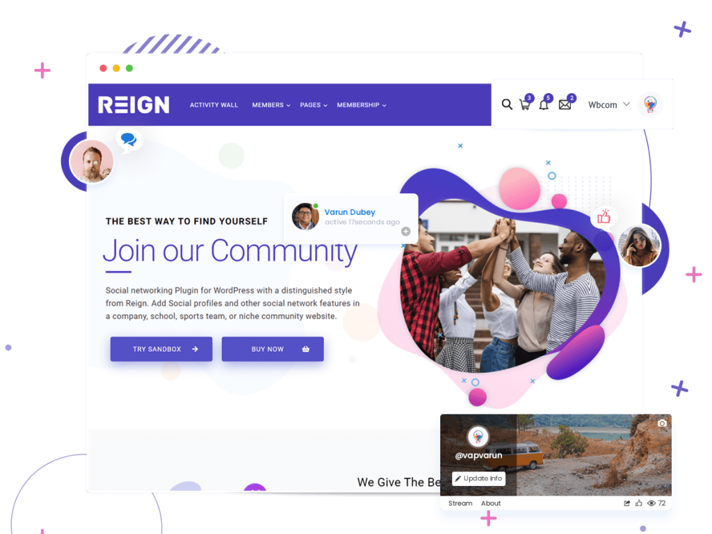 Dedicated Community WordPress Theme