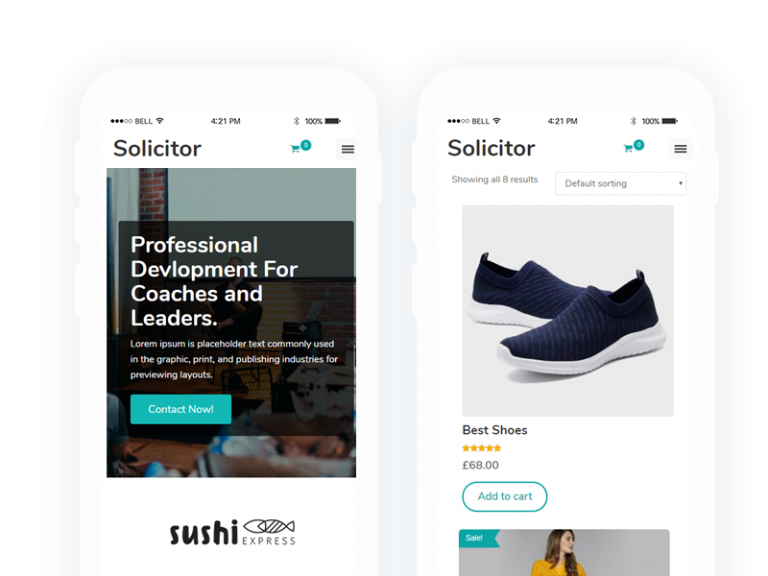 Mobile-Friendly WordPress Theme