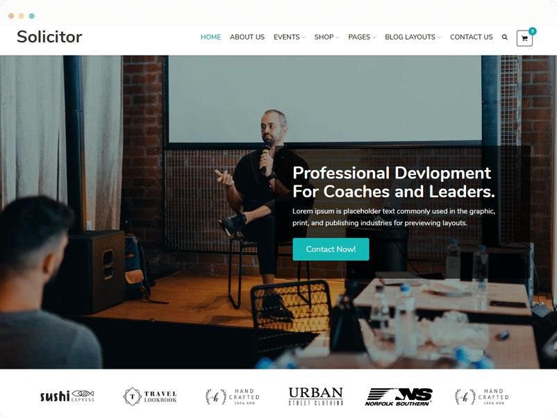 Solicitor Business And Consulting Theme Review
