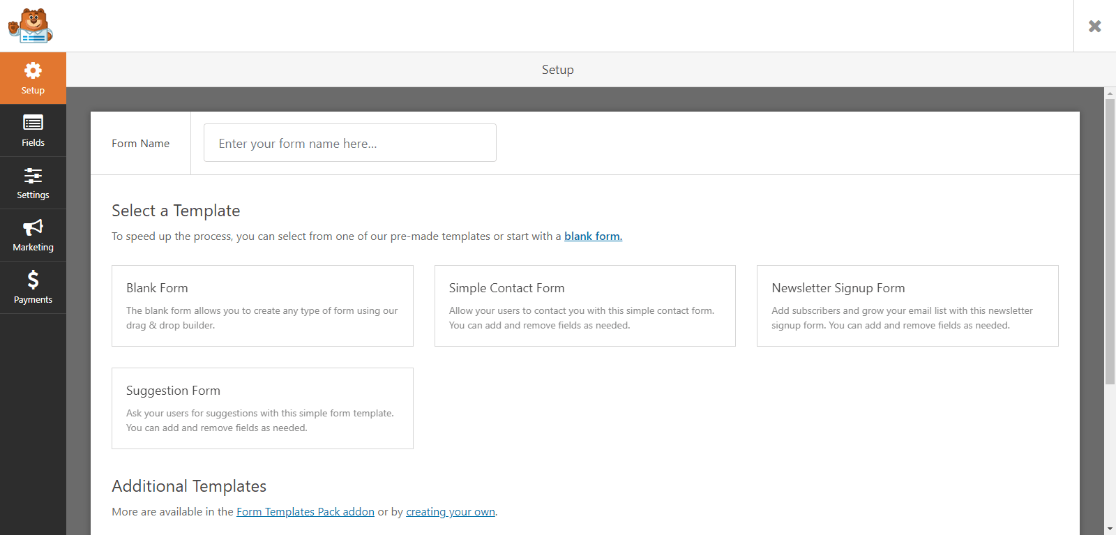 WPForms plugin