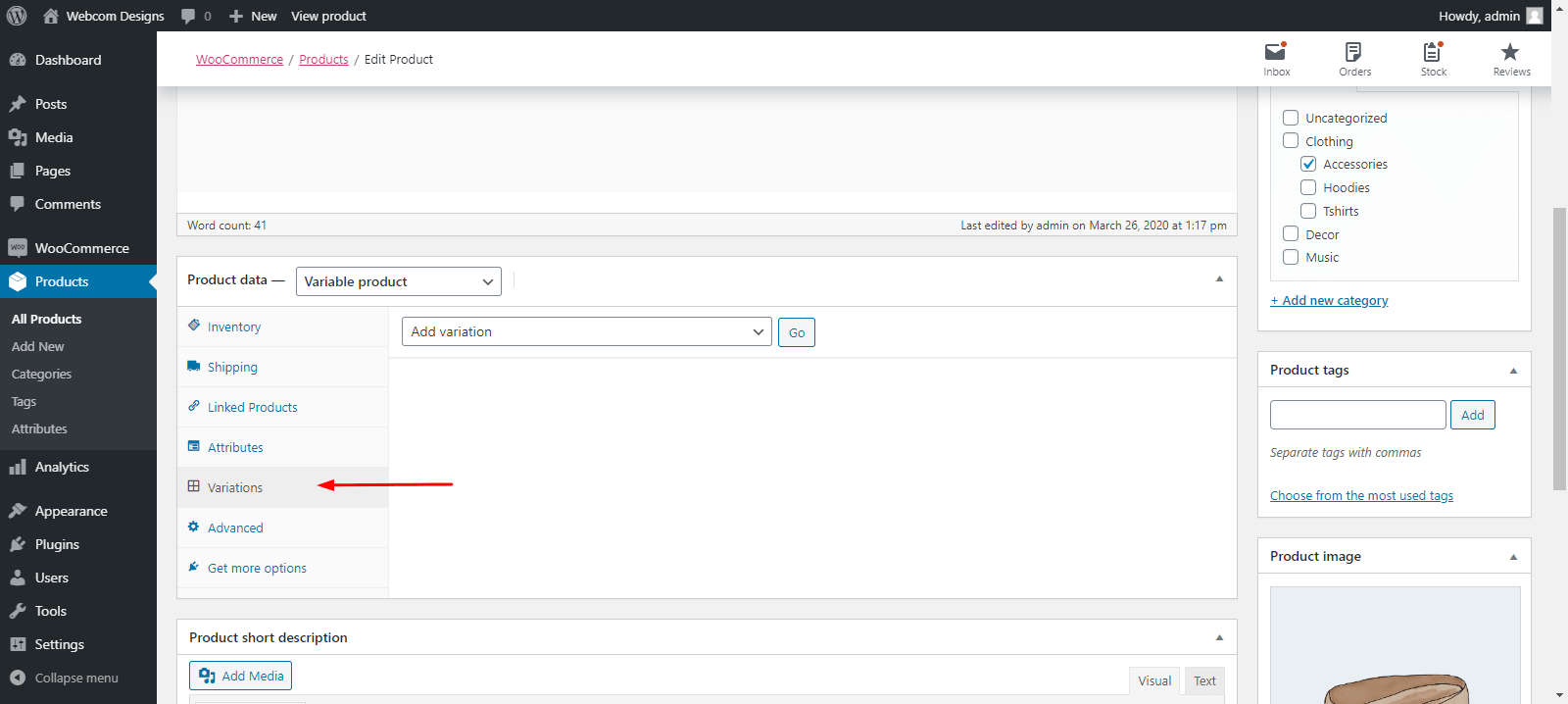 Attributes and Variations in WooCommerce