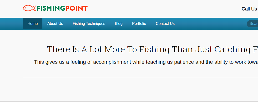 Fishing WordPress Theme