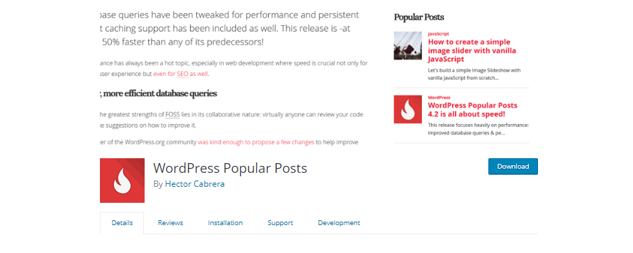 Popular Widget