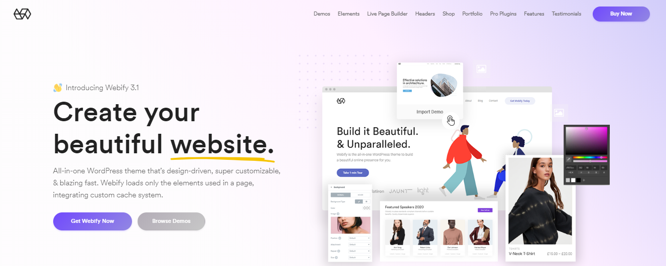 webify themes for bakeries