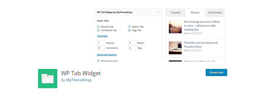 WP Tab Widget For WordPress
