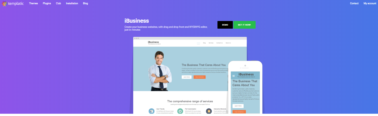 Insurance WordPress Themes of ibusiness