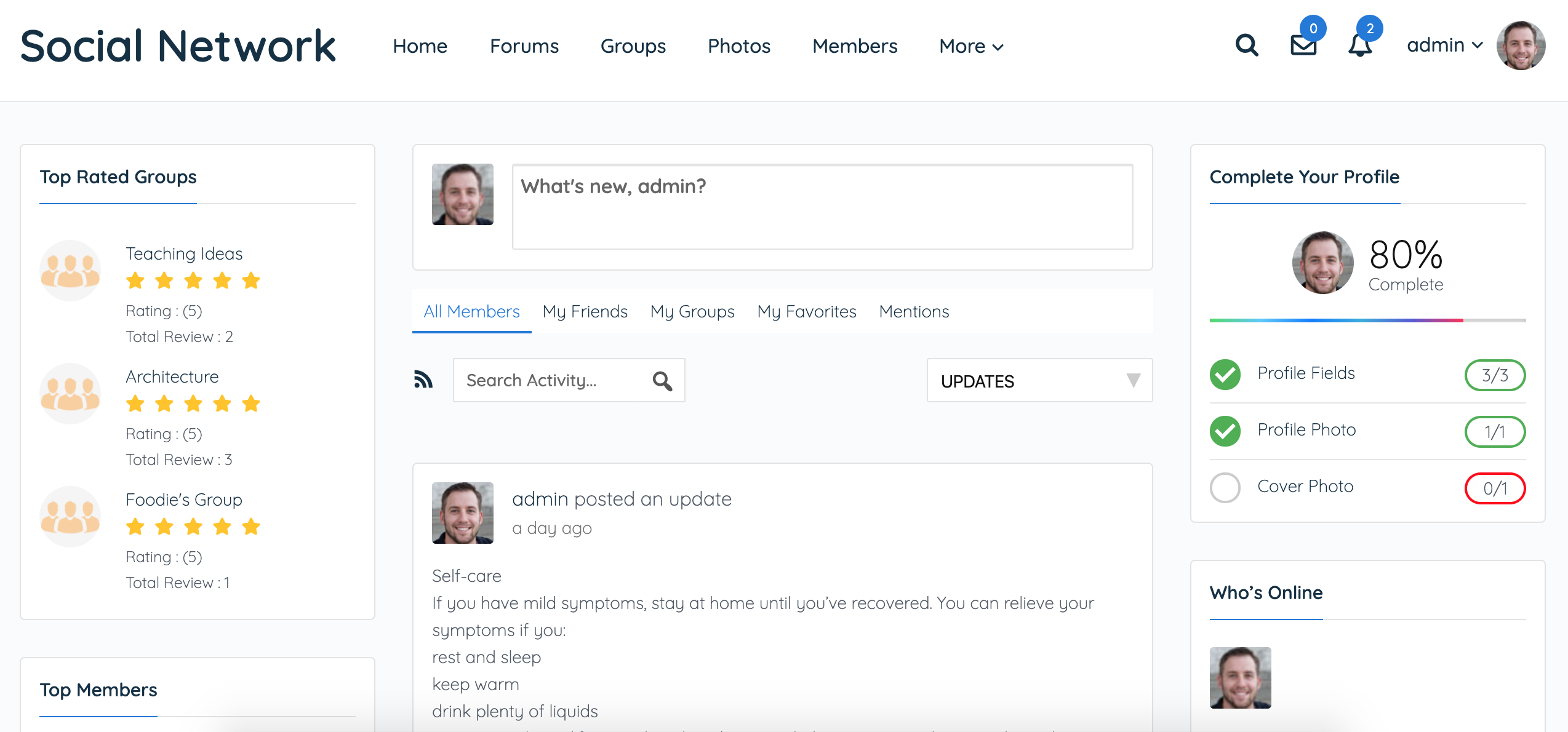 BuddyPress Demo