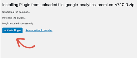 Plugin Activation