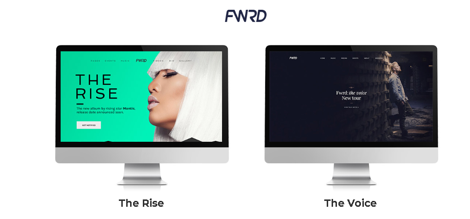 FWRD- wordpress musician band theme