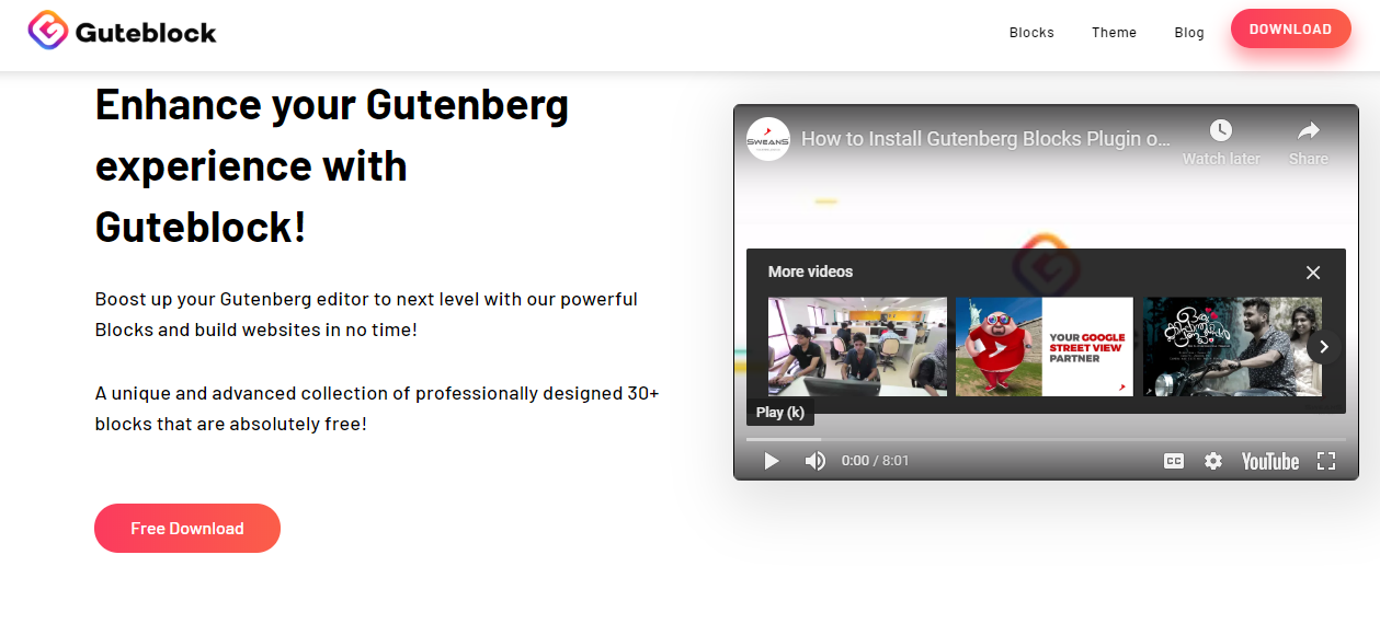 Gutenberg Addon