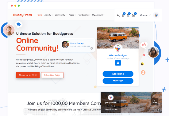 Reign BuddyPress