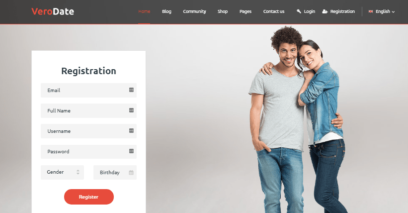 VeroDate: WordPress Dating Themes