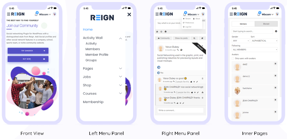 WP THEME- Reign PeepSo Theme Review